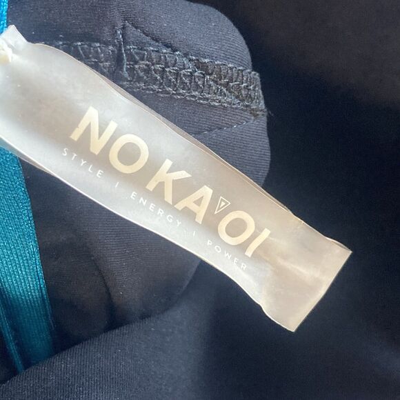 No Ka OI Jacket Womens M/L Vertical Zip Up Streetwear Atheleisure Black‎ Strip - Picture 9 of 16